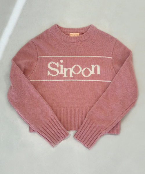 SINOON(シヌーン)の「SINOON PULLOVER KNIT (PINK)(ニット/セーター・レディース・ピンク・FREE)」の5枚目の写真