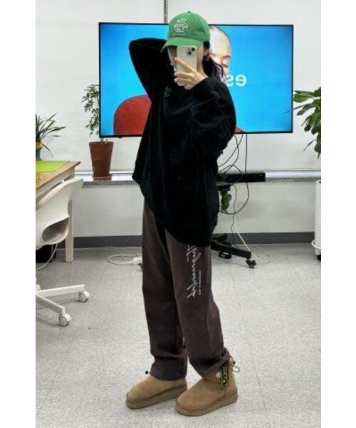 THE GREEN LAB（ザグリーンラボ）の「オーバーサイズストリングジョガーパンツ[ブラウン]（スウェットパンツ・メンズ・その他・SMALL/LARGE）」の14枚目の写真