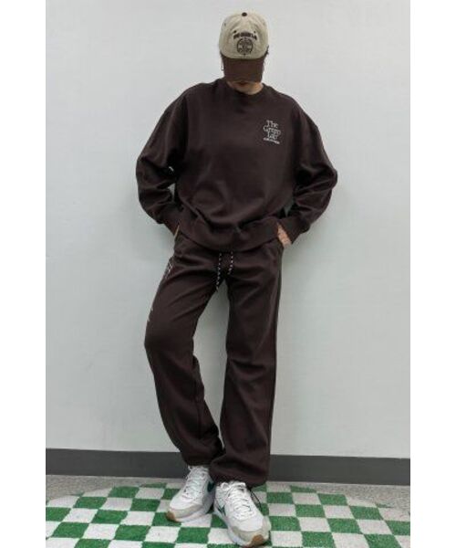 THE GREEN LAB（ザグリーンラボ）の「オーバーサイズストリングジョガーパンツ[ブラウン]（スウェットパンツ・メンズ・その他・SMALL/LARGE）」の18枚目の写真
