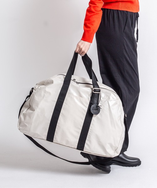 Jack Gomme(ジャックゴム)の「【JACK GOMME】ボストンバッグ ラージサイズ WALK Sac voyage(ボストンバッグ・レディース・ブラック/シルバー/インディゴブルー/カーキ/ホワイト・FREE)」の2枚目の写真