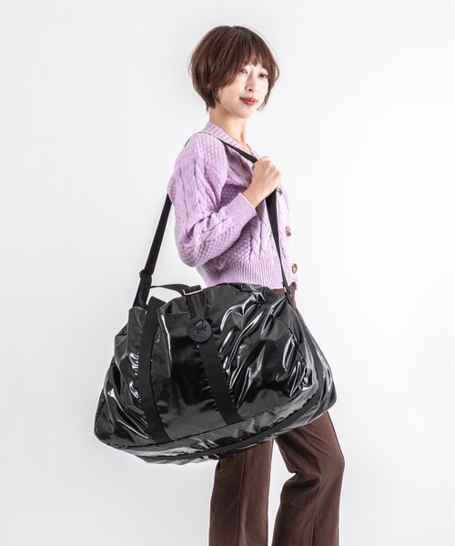 Jack Gomme(ジャックゴム)の「【JACK GOMME】ボストンバッグ ラージサイズ WALK Sac voyage(ボストンバッグ・レディース・ブラック/シルバー/インディゴブルー/カーキ/ホワイト・FREE)」の12枚目の写真