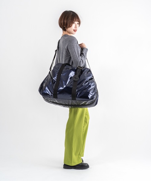 Jack Gomme(ジャックゴム)の「【JACK GOMME】ボストンバッグ ラージサイズ WALK Sac voyage(ボストンバッグ・レディース・ブラック/シルバー/インディゴブルー/カーキ/ホワイト・FREE)」の20枚目の写真