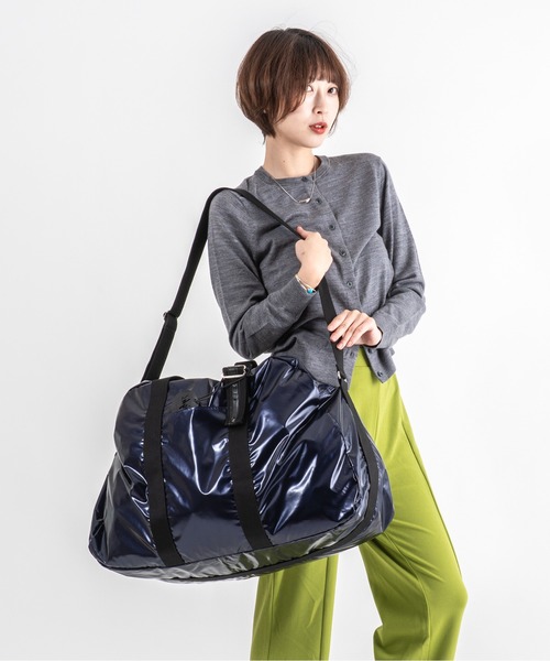 Jack Gomme(ジャックゴム)の「【JACK GOMME】ボストンバッグ ラージサイズ WALK Sac voyage(ボストンバッグ・レディース・ブラック/シルバー/インディゴブルー/カーキ/ホワイト・FREE)」の17枚目の写真
