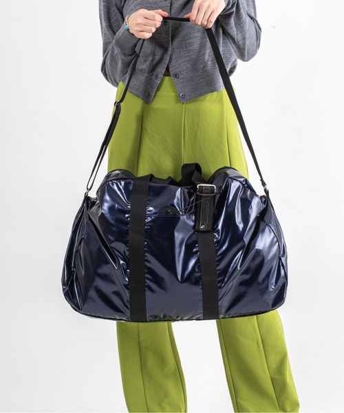 Jack Gomme(ジャックゴム)の「【JACK GOMME】ボストンバッグ ラージサイズ WALK Sac voyage(ボストンバッグ・レディース・ブラック/シルバー/インディゴブルー/カーキ/ホワイト・FREE)」の18枚目の写真