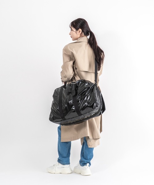 Jack Gomme(ジャックゴム)の「【JACK GOMME】ボストンバッグ ラージサイズ WALK Sac voyage(ボストンバッグ・レディース・ブラック/シルバー/インディゴブルー/カーキ/ホワイト・FREE)」の11枚目の写真