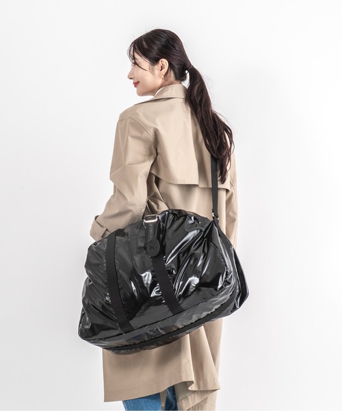 Jack Gomme(ジャックゴム)の「【JACK GOMME】ボストンバッグ ラージサイズ WALK Sac voyage(ボストンバッグ・レディース・ブラック/シルバー/インディゴブルー/カーキ/ホワイト・FREE)」の7枚目の写真