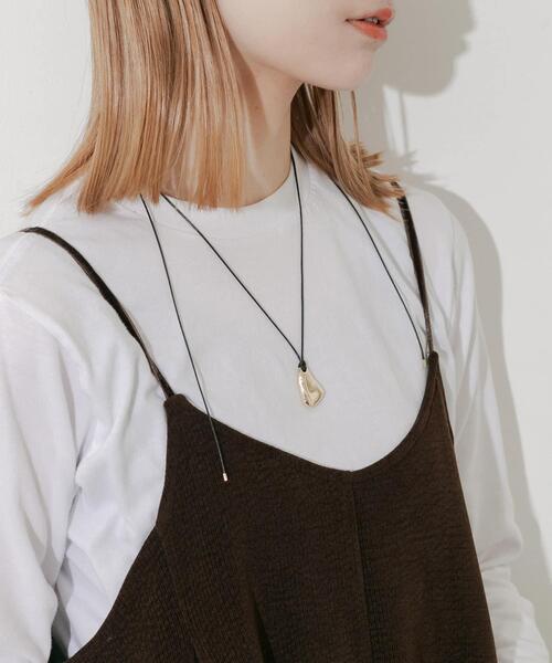 SMELLY（スメリー）の「ニュアンスメタルトップコードネックレス（ネックレス・レディース・ゴールド系その他・-）」の7枚目の写真