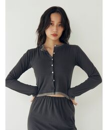 Ungrid | カシミヤ混レイヤードデザインカーディガン(カーディガン/ボレロ)