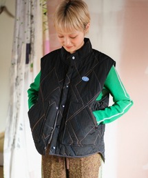 PAMM（パム）の「時計じかけのアーガイルキルティングベスト（ダウンベスト）」