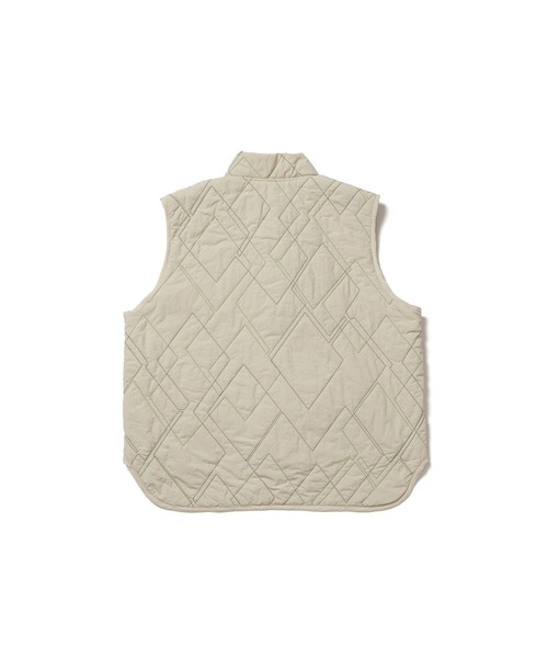 時計じかけのアーガイルキルティングベスト（ダウンベスト）｜PAMM