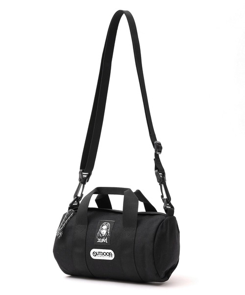 OUTDOOR PRODUCTS（アウトドアプロダクツ）の「X-girl x OUTDOOR PRODUCTS ROLL BOSTON（ショルダーバッグ・レディース・ブラック/カモフラージュ・ONE SIZE）」の6枚目の写真