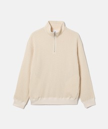 SEAGREEN(シーグリーン) BIG WAFFLE HALFZIP PULLOVER