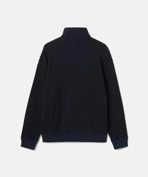 SEAGREEN(シーグリーン)の「SEAGREEN(シーグリーン) BIG WAFFLE HALFZIP PULLOVER(その他トップス・メンズ・ブラック/ネイビー/ブラウン/クリーム・1/2/3)」の5枚目の写真