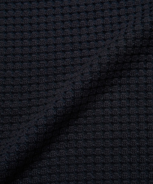 SEAGREEN(シーグリーン)の「SEAGREEN(シーグリーン) BIG WAFFLE HALFZIP PULLOVER(その他トップス・メンズ・ブラック/ネイビー/ブラウン/クリーム・1/2/3)」の6枚目の写真