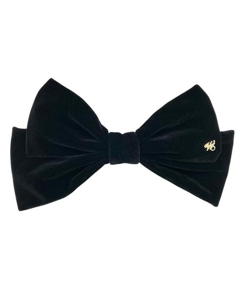 WILLSELECTION（ウィルセレクション）の「ロゴベロアリボンバレッタ（その他ヘアアクセサリー・レディース・ボルドー/ブラック・FREE）」の8枚目の写真