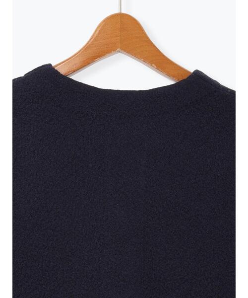 Lugnoncure（ルノンキュール）の「金釦配色ニットジャケット（カーディガン/ボレロ・レディース・ネイビー/ブラック/オフホワイト・F）」の20枚目の写真