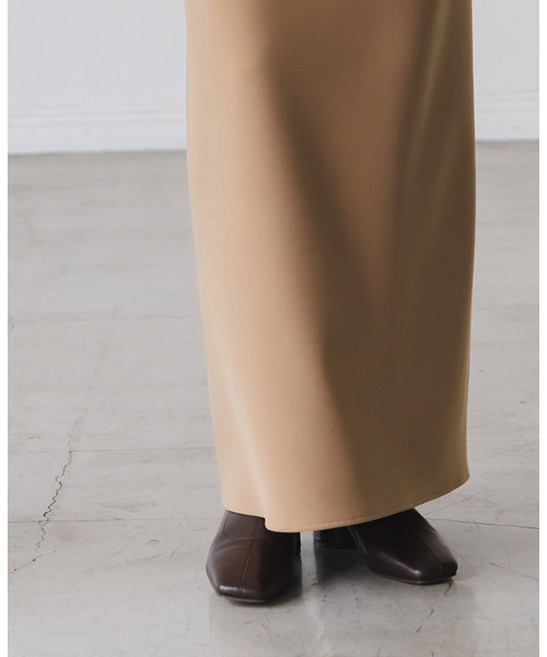 Noble（ノーブル）の「《追加》【洗える】コンフォートジャージーライクタイトスカート7（スカート・レディース・キャメル・36/34/40/38）」の6枚目の写真