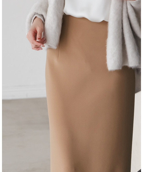 Noble（ノーブル）の「《追加》【洗える】コンフォートジャージーライクタイトスカート7（スカート・レディース・キャメル・36/34/40/38）」の7枚目の写真