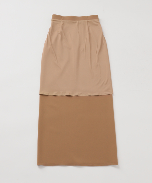 Noble（ノーブル）の「《追加》【洗える】コンフォートジャージーライクタイトスカート7（スカート・レディース・キャメル・36/34/40/38）」の22枚目の写真