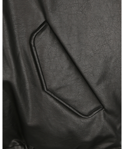 BESLOW(ビースロー)の「OVERSIZED M65 HOOD SHORT DOWN PARKA VEGAN LEATHER BLACK(ダウンジャケット/コート・メンズ・その他・LARGE/MEDIUM/SMALL/X-LARGE/X-SMALL)」の22枚目の写真