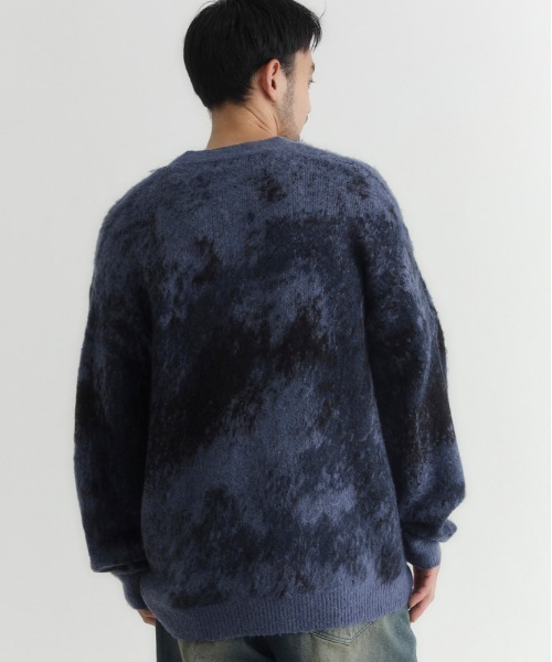 BACK NUMBER(バックナンバー)の「BACK NUMBER(バックナンバー)【メンズ】シャギーニットグラデーションカーディガン(カーディガン/ボレロ・メンズ・パープル/ブルー/ブラック・L/XL/M)」の22枚目の写真