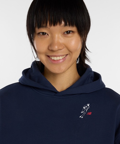 NEW BALANCE(ニューバランス)の「大谷翔平ウィメンズオールウェイズオンフーディ(パーカー・レディース・ブラック/アイボリー/ネイビー・SMALL/MEDIUM/LARGE/X-LARGE)」の18枚目の写真