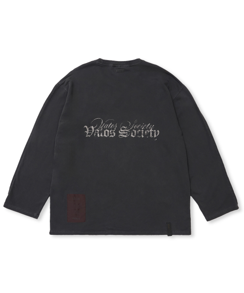 STIGMA（スティグマ）の「PIGMENT ML LONG SLEEVES CHACOAL（Tシャツ/カットソー・メンズ・その他・MEDIUM/LARGE/X-LARGE）」の2枚目の写真
