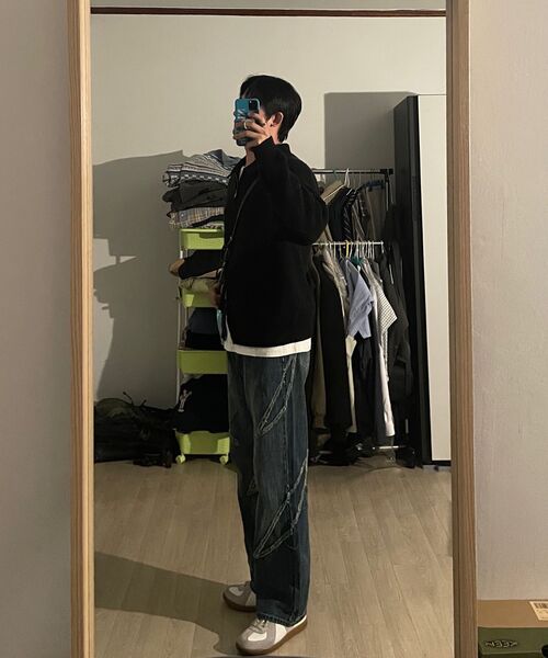 DECET（デケト）の「Fringe Applique Wide Jeans DCPT054BlueA（デニムパンツ・レディース・その他・26/28/30/32/34）」の15枚目の写真