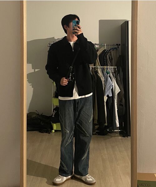 DECET（デケト）の「Fringe Applique Wide Jeans DCPT054BlueA（デニムパンツ・レディース・その他・26/28/30/32/34）」の16枚目の写真