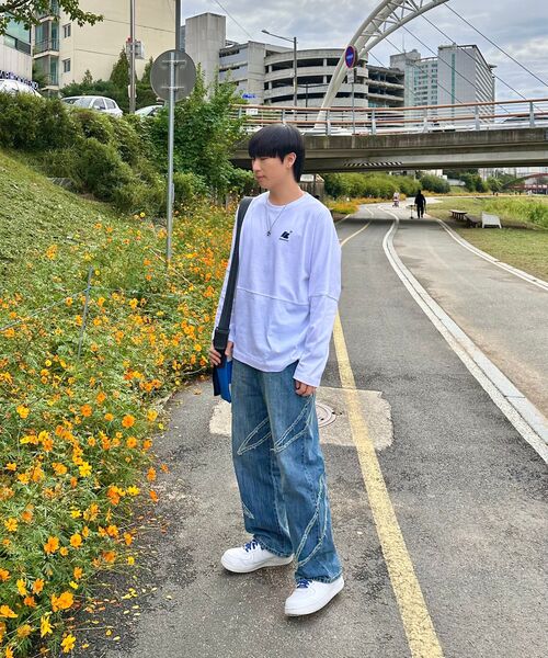 DECET（デケト）の「Fringe Applique Wide Jeans DCPT054BlueA（デニムパンツ・レディース・その他・26/28/30/32/34）」の21枚目の写真