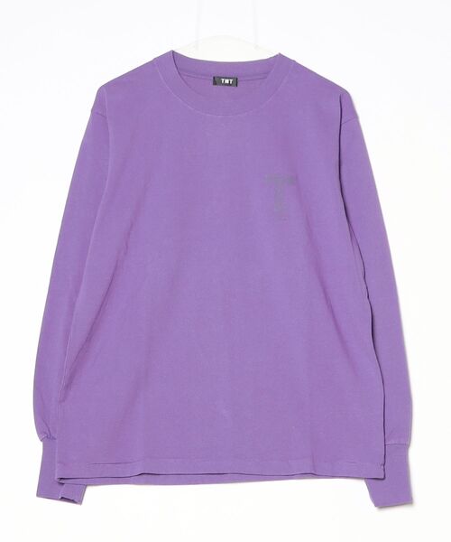 TMT（ティーエムティー）の「【TMT/ティーエムティー】DRY COTTON JERSEY L/S TEE UPPER（Tシャツ/カットソー・メンズ・ブラック/ネイビー/パープル・MEDIUM/XX-LARGE/LARGE/X-LARGE）」の3枚目の写真