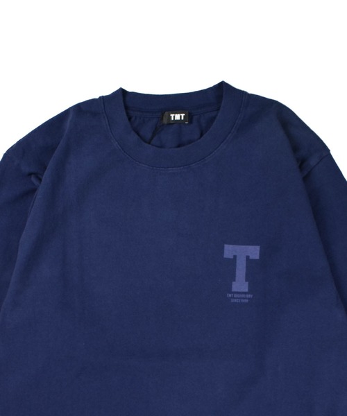 TMT（ティーエムティー）の「【TMT/ティーエムティー】DRY COTTON JERSEY L/S TEE UPPER（Tシャツ/カットソー・メンズ・ブラック/ネイビー/パープル・MEDIUM/XX-LARGE/LARGE/X-LARGE）」の9枚目の写真