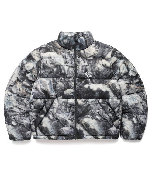 Cavish(カビシ)の「DUCK DOWN PUFFER JACKET GREY(CV2DWUB902A)(ダウンジャケット/コート・レディース・グレー・SMALL/MEDIUM/LARGE)」の1枚目の写真
