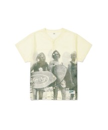 [Mmlg] CREW BUDDY MESH HF SHIRT (IVORY)