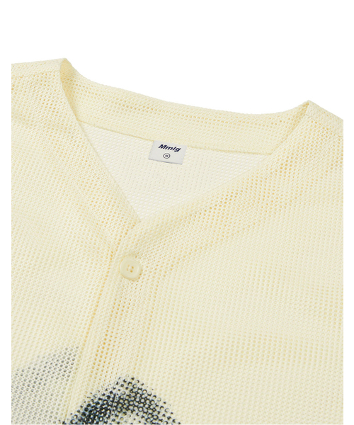 MMLG（エムエムエルジー）の「[Mmlg] CREW BUDDY MESH HF SHIRT (IVORY)（シャツ/ブラウス・レディース・その他・SMALL/MEDIUM/LARGE/X-LARGE）」の3枚目の写真