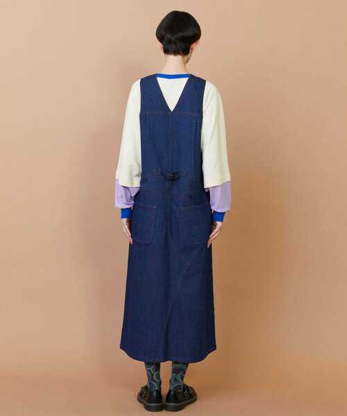 FRAPBOIS（フラボア）の「ジャスカータ ジャンパースカート（ジャンパースカート・レディース・ネイビー・0/1）」の3枚目の写真