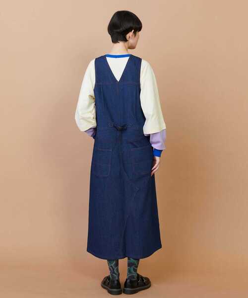 FRAPBOIS（フラボア）の「ジャスカータ ジャンパースカート（ジャンパースカート・レディース・ネイビー・0/1）」の9枚目の写真