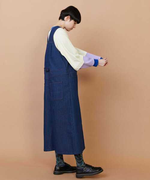 FRAPBOIS（フラボア）の「ジャスカータ ジャンパースカート（ジャンパースカート・レディース・ネイビー・0/1）」の10枚目の写真