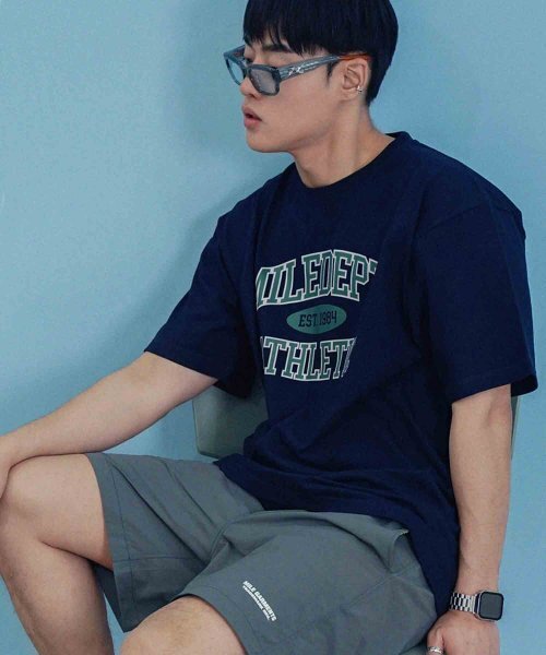 THE MILE（ザマイル）の「MILE DEPT. GARMENTS CREW [NAVY]（Tシャツ/カットソー・メンズ・その他・SMALL/MEDIUM/LARGE/X-LARGE/X-SMALL）」の3枚目の写真