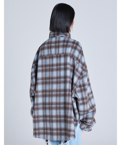 Little sunny bite(リトルサニーバイト)の「【8】【it】【Little Sunny Bite】check jacket(シャツ/ブラウス・レディース・ブルー/ピンク/ブラック・MEDIUM/SMALL)」の16枚目の写真