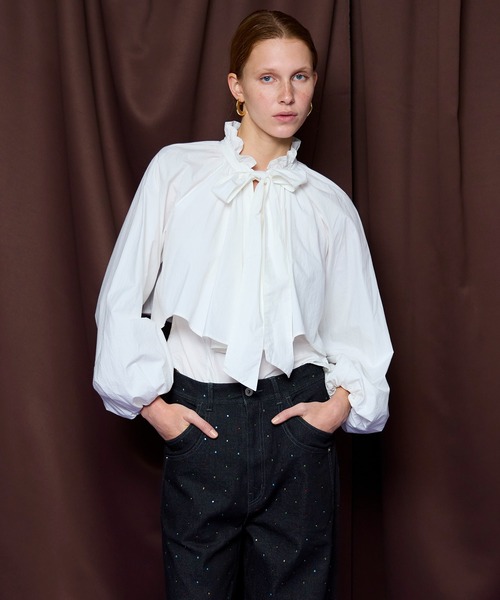 メゾンスペシャル トップス MAISON SPECIAL（メゾンスペシャル） tシャツ Sheer Layered Tops