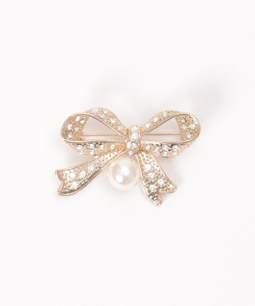 ikka（イッカ）の「【フォーマル対応】ブローチ２６（ブローチ/コサージュ・レディース・その他1/ゴールド/ホワイト/オフホワイト・FREE）」の4枚目の写真