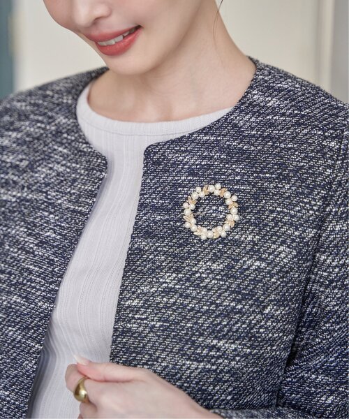 ikka（イッカ）の「【フォーマル対応】ブローチ２６（ブローチ/コサージュ・レディース・その他1/ゴールド/ホワイト/オフホワイト・FREE）」の9枚目の写真