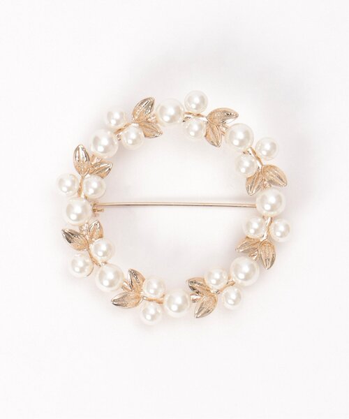 ikka（イッカ）の「【フォーマル対応】ブローチ２６（ブローチ/コサージュ・レディース・その他1/ゴールド/ホワイト/オフホワイト・FREE）」の18枚目の写真