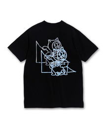 night light snow-E quarter pipe scotchlite t shirt - BKSB