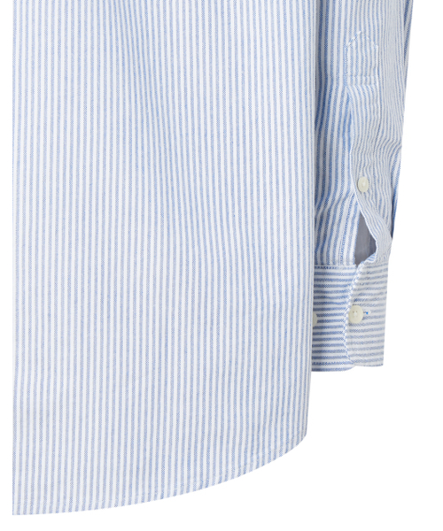 HAZZYS（ ヘジス）の「[HIS]ネイビーストライプオックスフォードシャツ（シャツ/ブラウス・メンズ・その他・MEDIUM/LARGE/SMALL）」の6枚目の写真