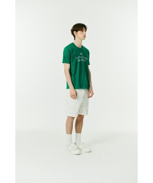 ROYAL CLUB HOLIDAY（ロイヤルクラブホリデー）の「セミオーバーフィットロゴ半袖Tシャツグリーン（Tシャツ/カットソー・メンズ・グリーン・MEDIUM/LARGE）」の8枚目の写真