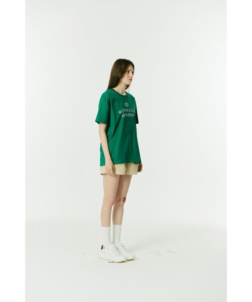 ROYAL CLUB HOLIDAY（ロイヤルクラブホリデー）の「セミオーバーフィットロゴ半袖Tシャツグリーン（Tシャツ/カットソー・メンズ・グリーン・MEDIUM/LARGE）」の12枚目の写真