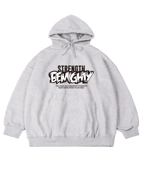 Wild Vintage Fleece Overfit Hoodie [Gray]