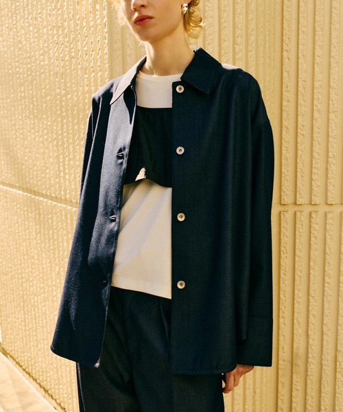 NIKKE TW DENIM SHIRT JACKET（ブルゾン）｜ADAM ET ROPE